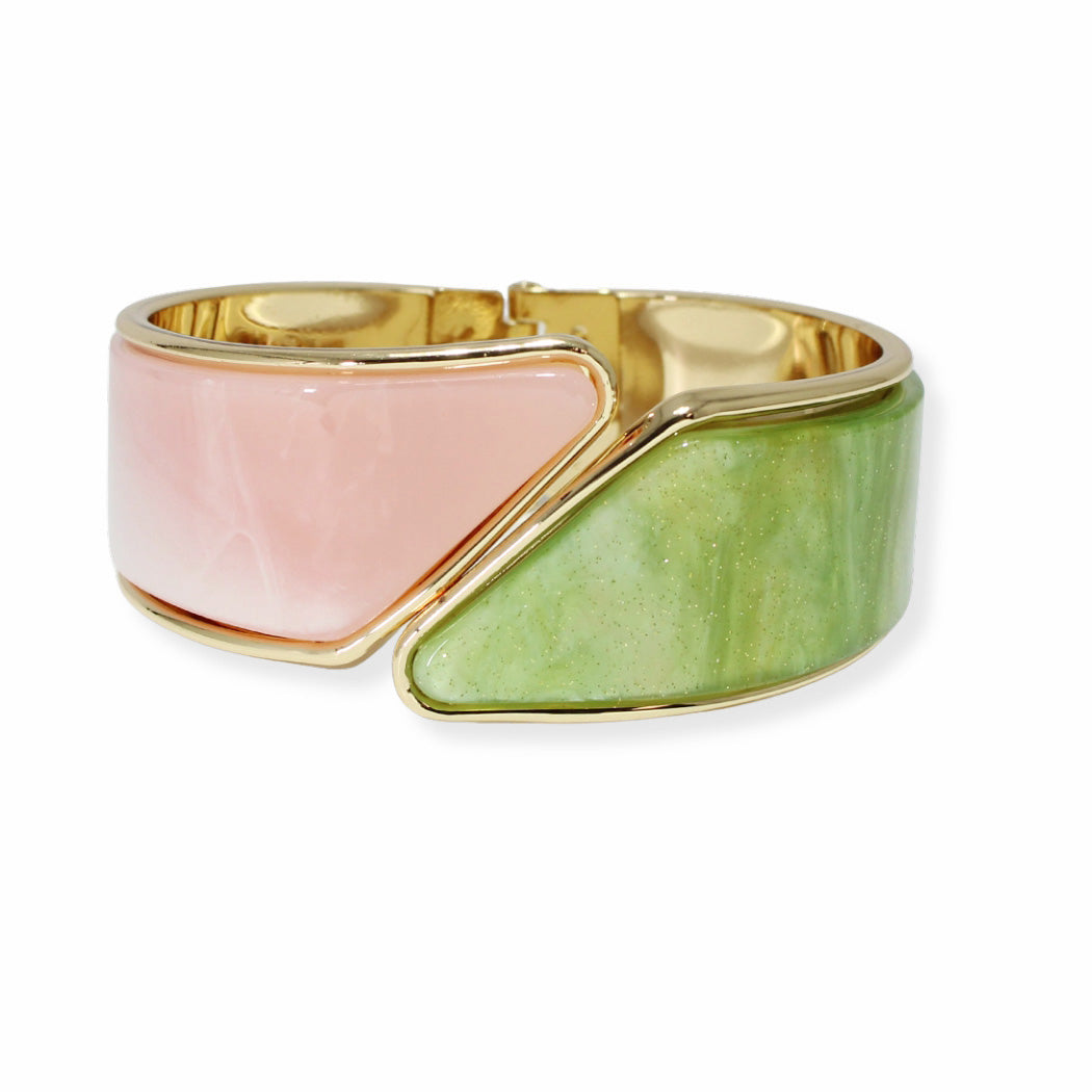 All Around Radiance - Pink & Green Bracelet- Wow Wed - Alies Bling Bar