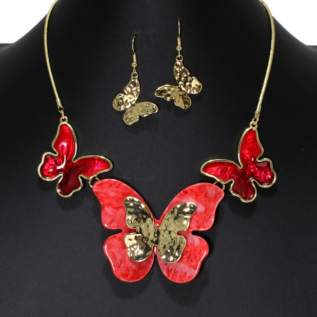 Aerial Artistry - Red Necklace - Wow Wed - Alies Bling Bar