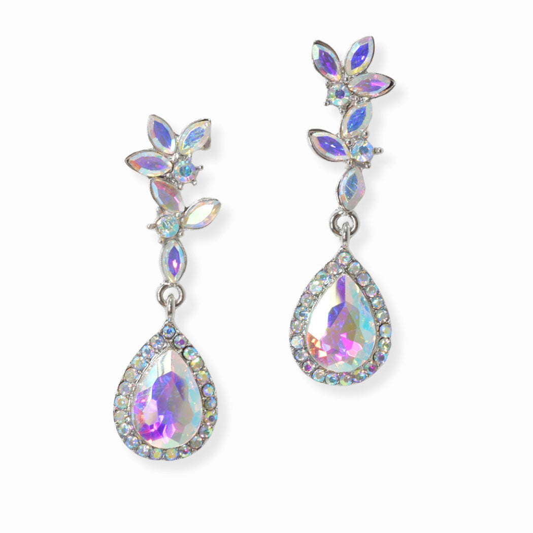 Reflective Rapture - Iridescent Drop Earrings - Alies Bling Bar