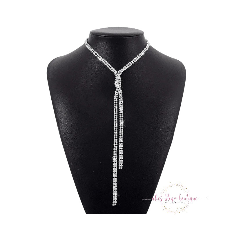 Dazzling Display - Gold Necklace - Alies Bling Bar