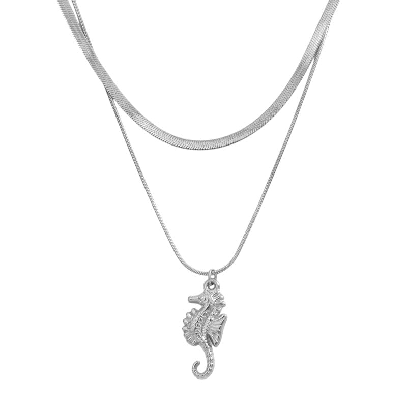 Aquatic Ballet- Silver Necklace - Alies Bling Bar