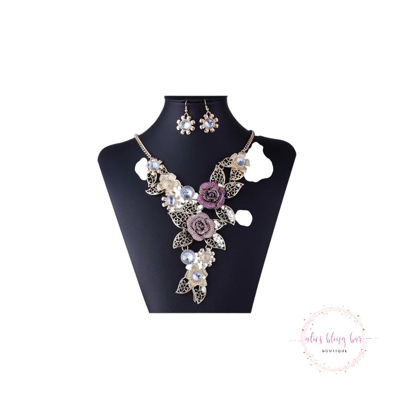 Bohemian Radiance - Multi Necklace & Earrings Set - Wow Wed - Alies Bling Bar