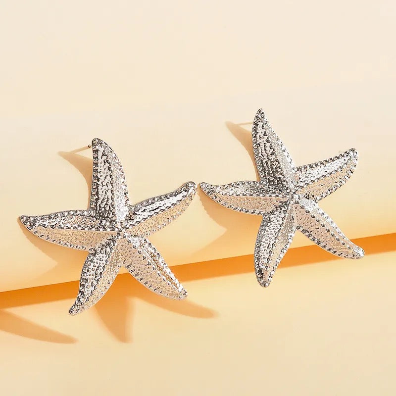 Cosmic Ripple - Silver Post Earrings - Alies Bling Bar