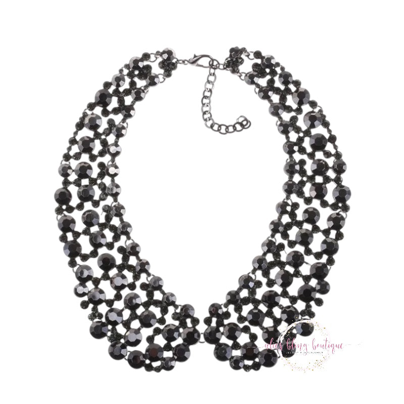 Dazzling Decadence - Black Necklace - Alies Bling Bar