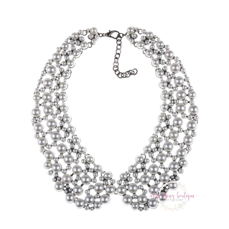 Dazzling Decadence - Pearl Necklace - Alies Bling Bar