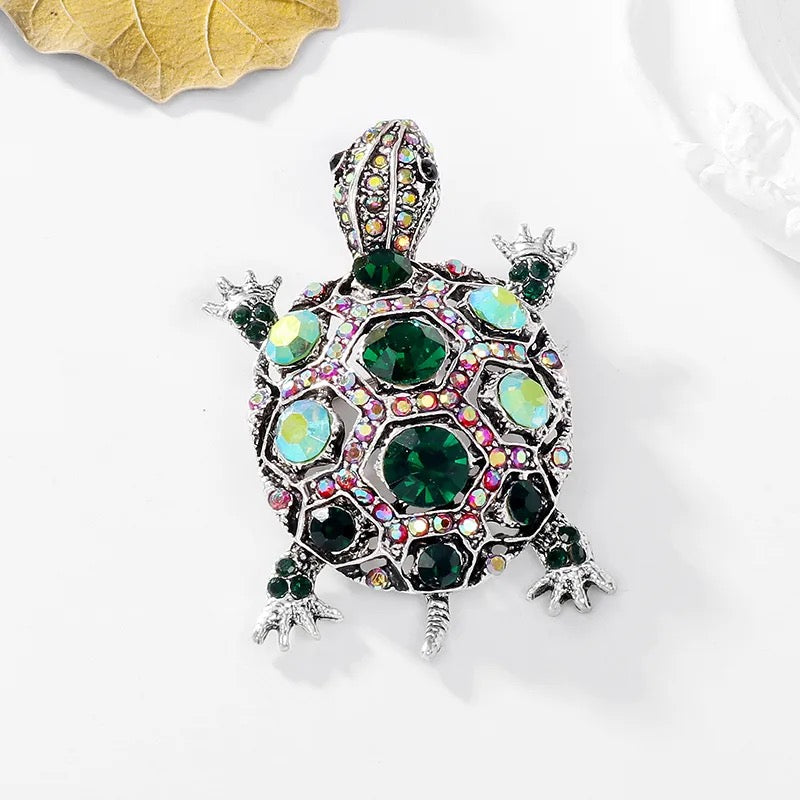 Dazzling Shell - Silver Brooch - Alies Bling Bar