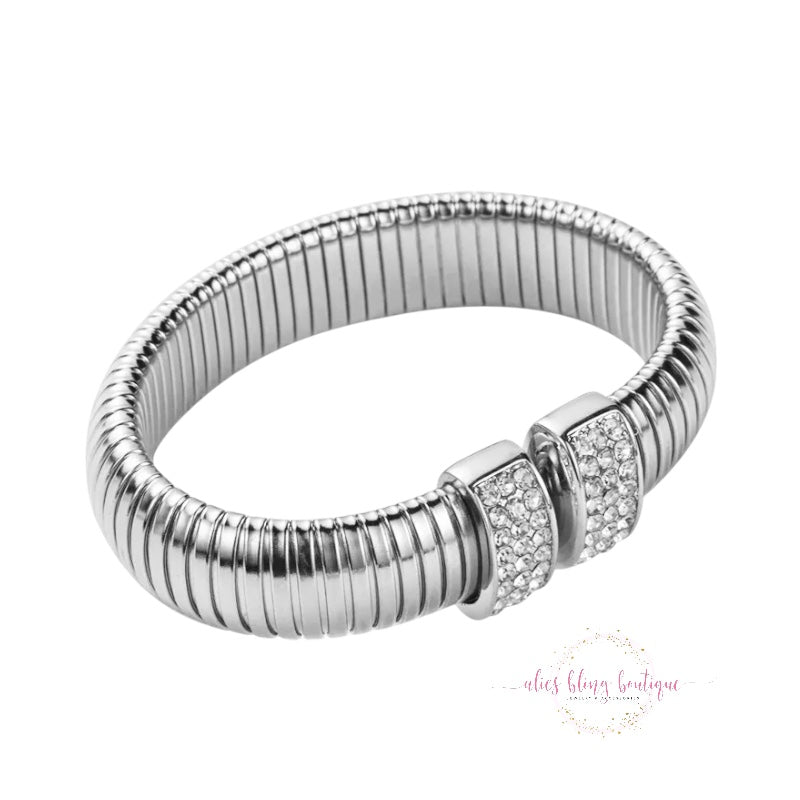 Vintage Vibes - Silver Bracelet - Alies Bling Bar