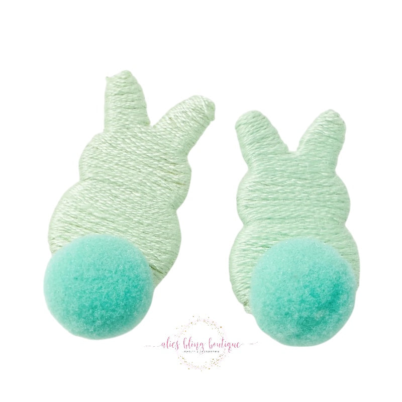 Fluff & Frolic - Mint Bunny Earrings - Alies Bling Bar