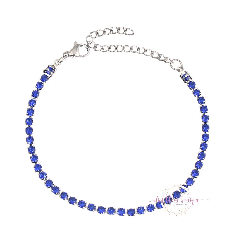 Eternal Sparkle - Blue Bracelet - Alies Bling Bar