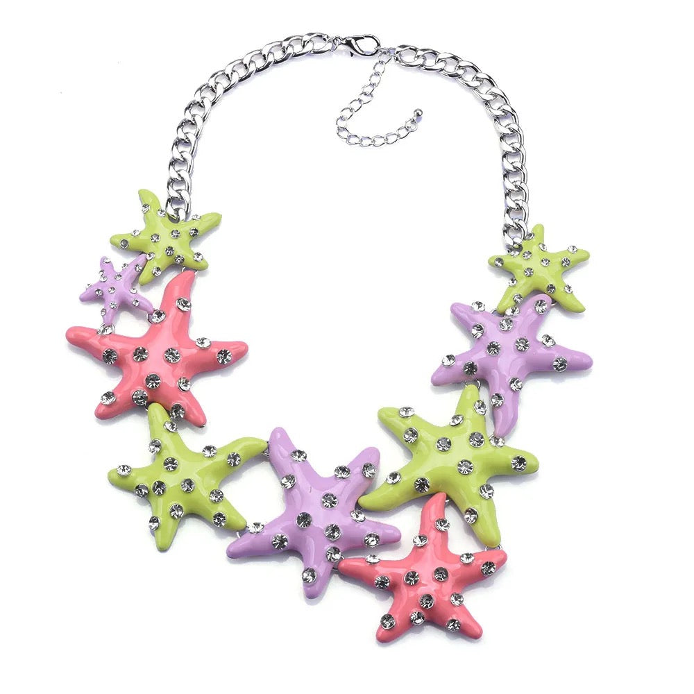 Luminous Ocean - Multi Necklace - Wow Wed - Alies Bling Bar
