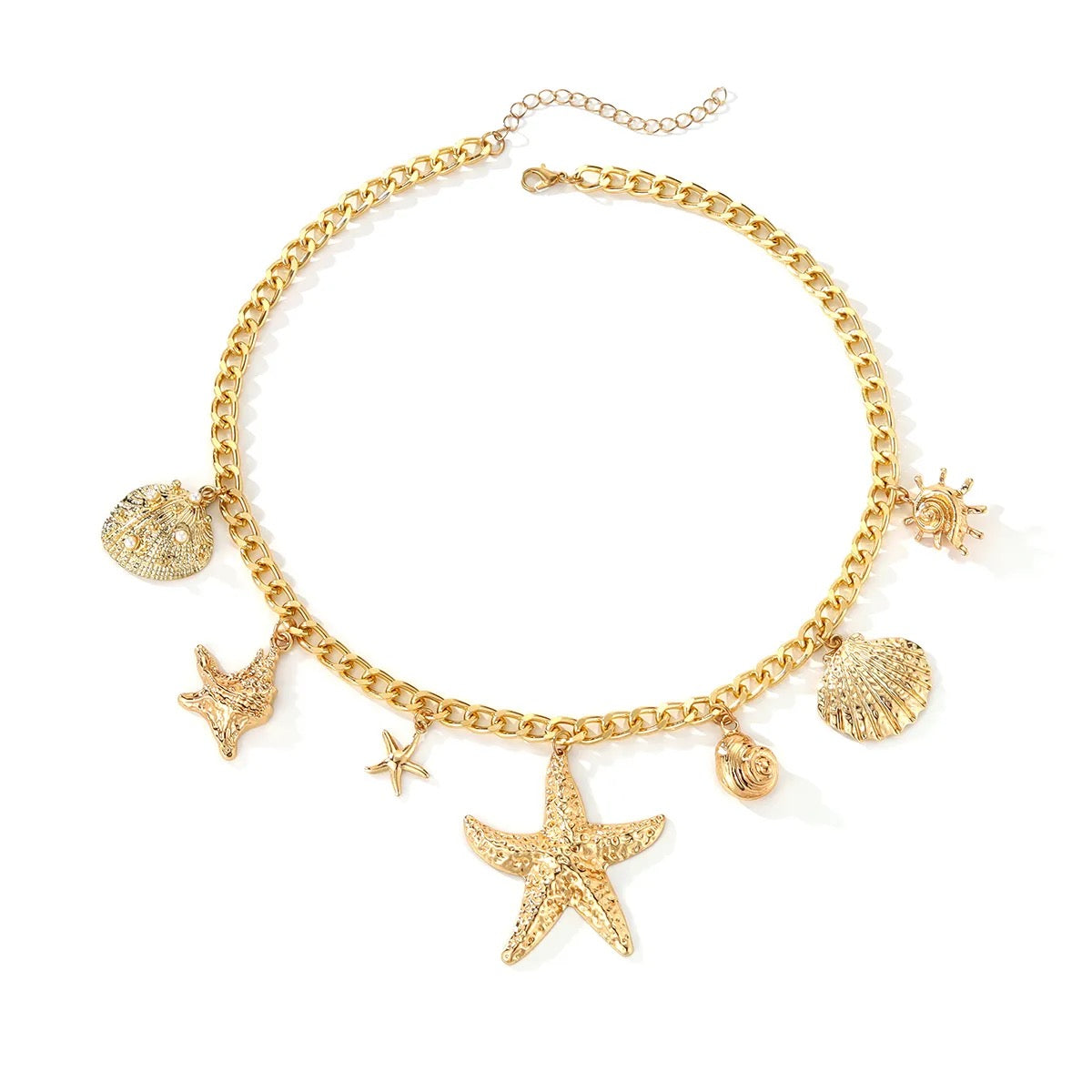 Mermaid's Treasure - Gold Necklace - Alies Bling Bar