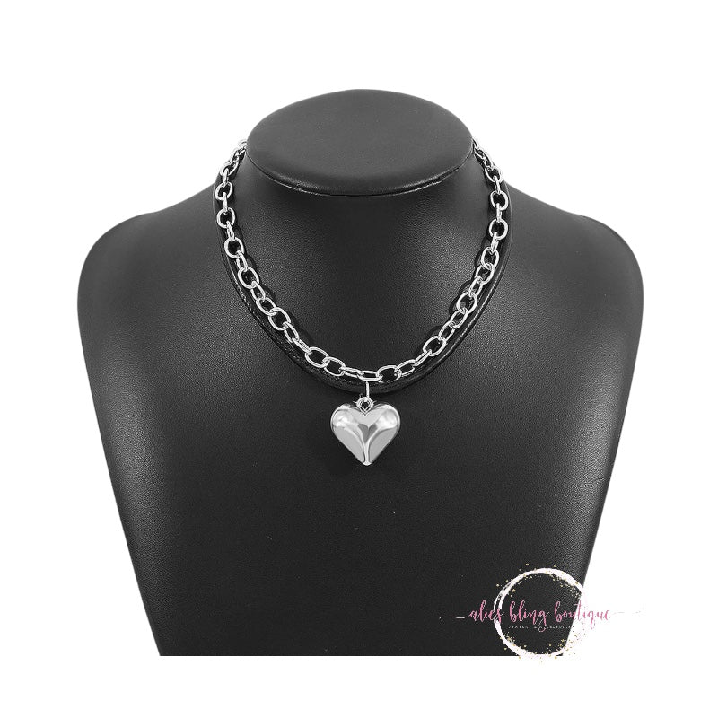 Love Links - Silver Necklace - Wow Wed - Alies Bling Bar