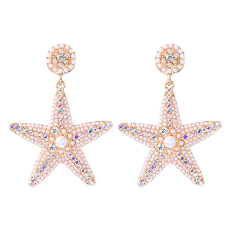Seaborn Whisper - Iridescent Drop Earrings - Alies Bling Bar