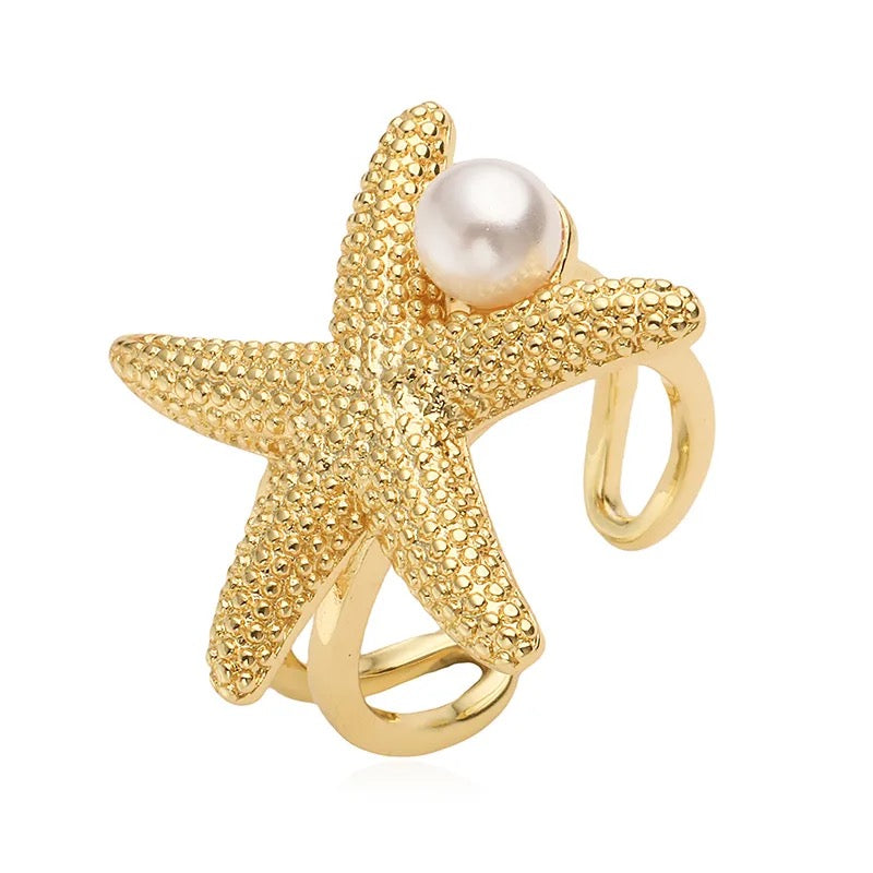 Shoreline Treasure - Gold Ring - Alies Bling Bar