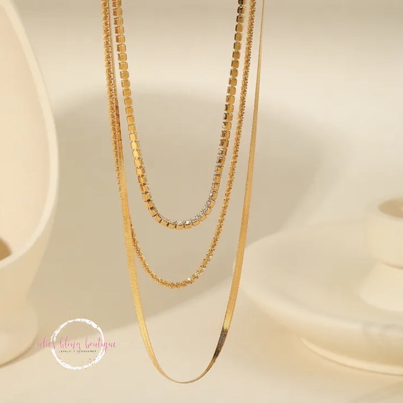 Eternal Bond - Gold Necklace - Alies Bling Bar