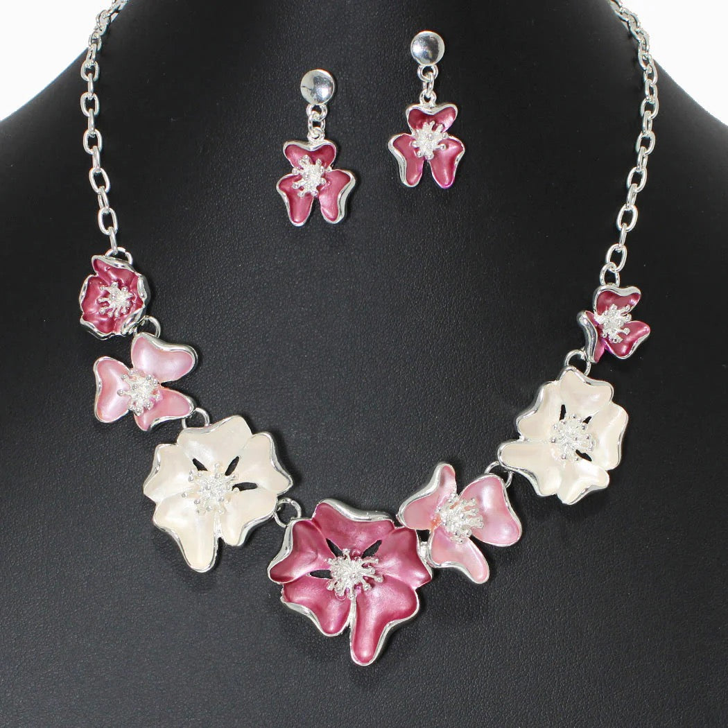 PREORDER - Spring Fling - Pink Necklace