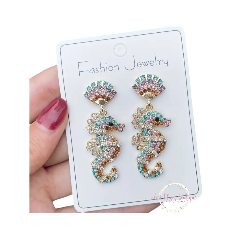 Ocean Elegance - Multi Earrings - Alies Bling Bar