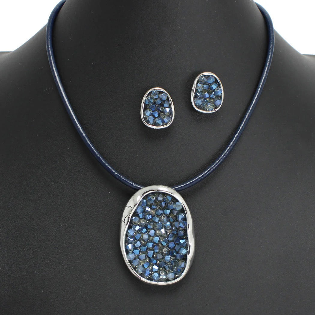 PREORDER - Midnight Spark - Blue Necklace