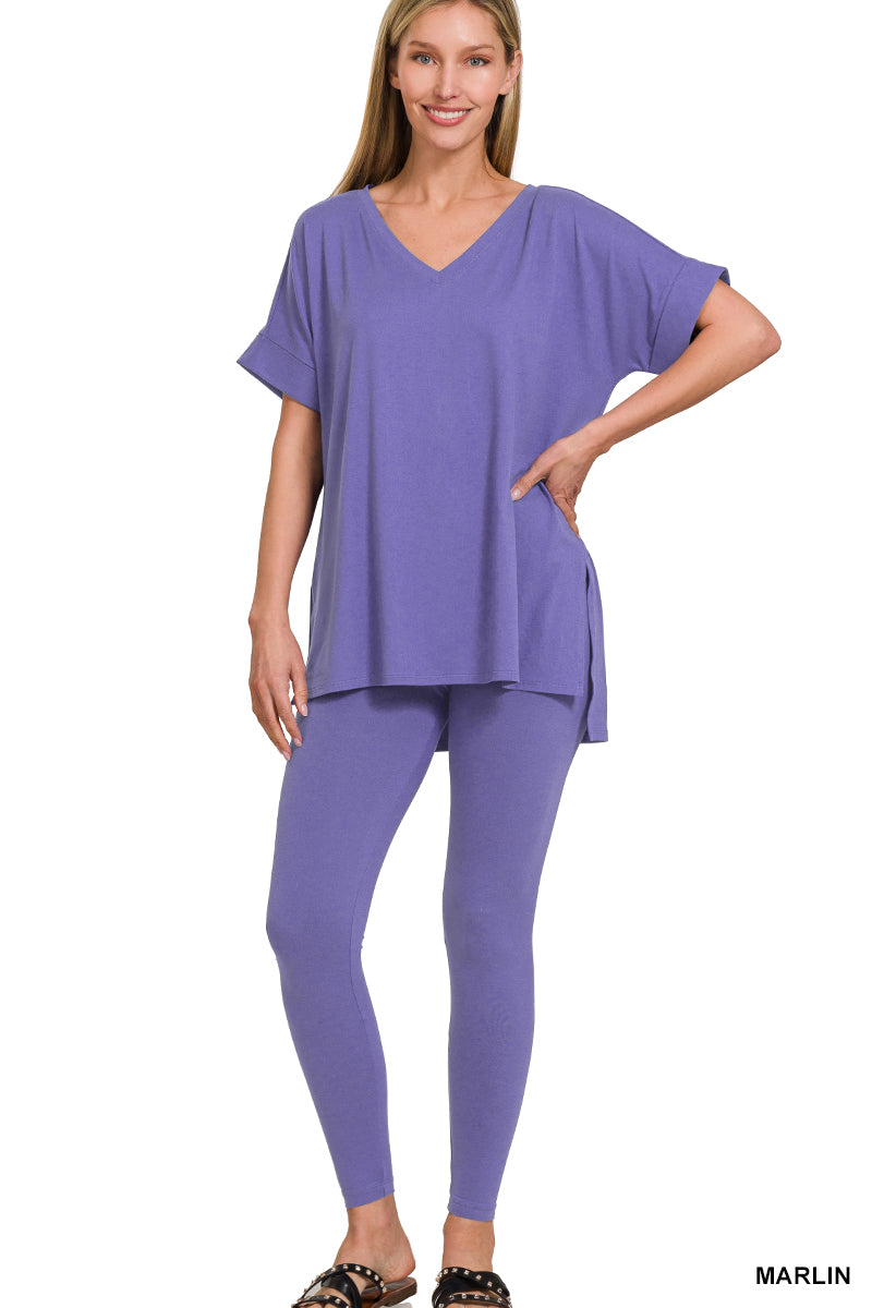 Keep It Casual- Marlin 2 Piece Loungewear Set - Alies Bling Bar