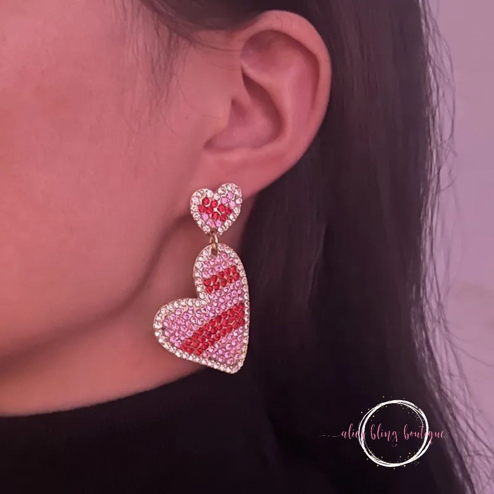 Win My Heart Earrings - Alies Bling Bar