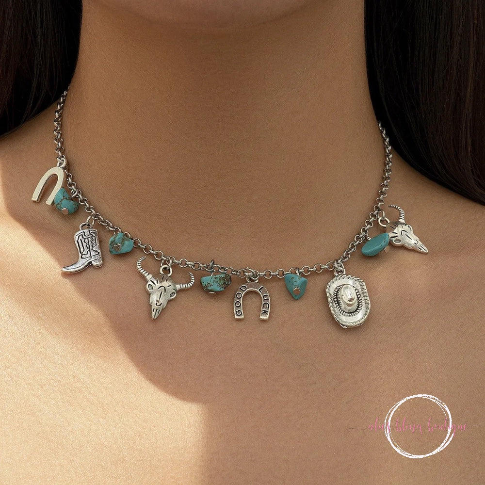 Western Wonder Necklace - Wow Wed - Alies Bling Bar