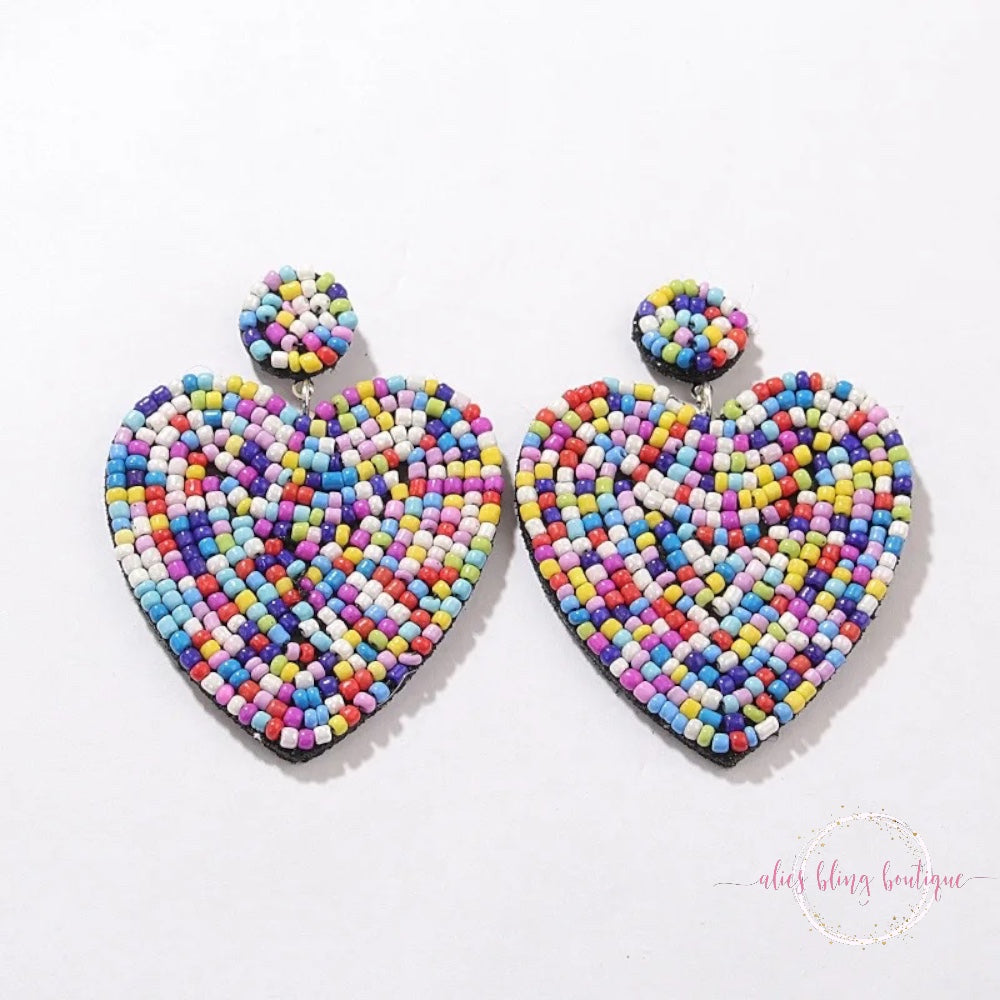Boho Sweetheart Earrings - Alies Bling Bar