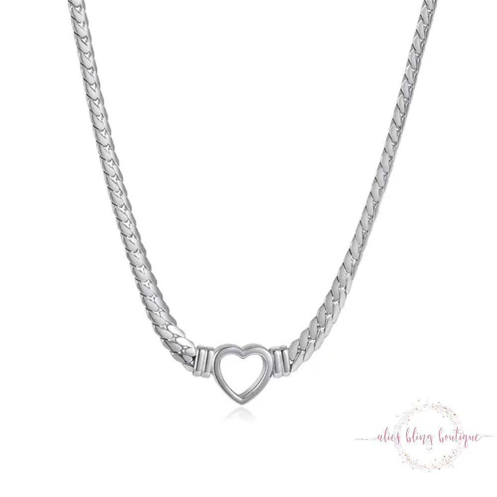 My Heart Belongs Necklace - Alies Bling Bar