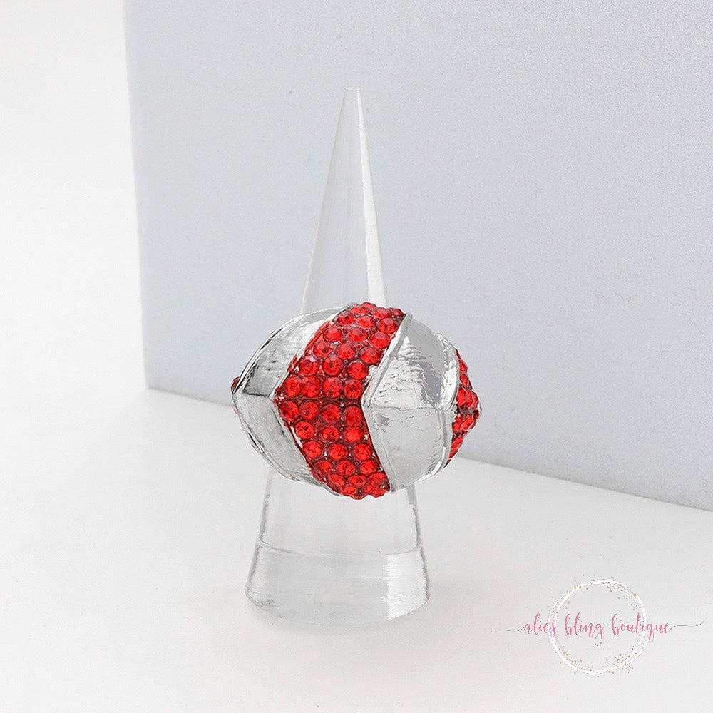 Rapture Rhinestone - Red Ring - Wow Wed - Alies Bling Bar