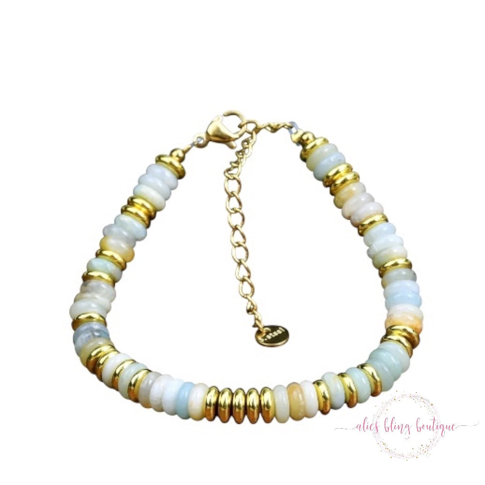 Minimalist Glow Bracelet in Amazon Stone - Wow Wed - Alies Bling Bar