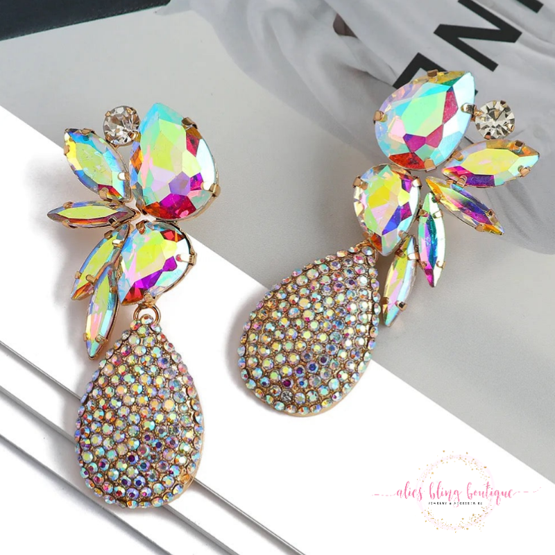 Dazzling Daydreams - Light Multi Earrings - Alies Bling Bar