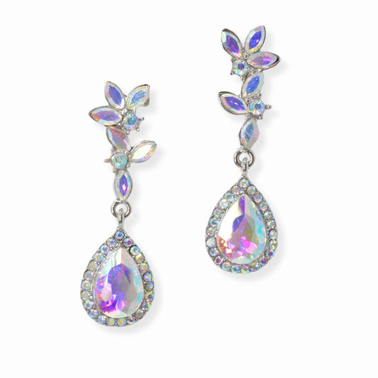 Reflective Rapture - Iridescent Drop Earrings - Alies Bling Bar