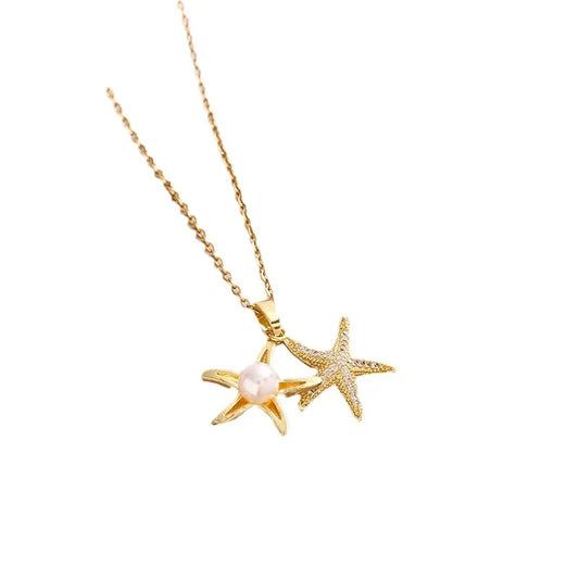 Starry Shores - Gold Necklace - Alies Bling Bar