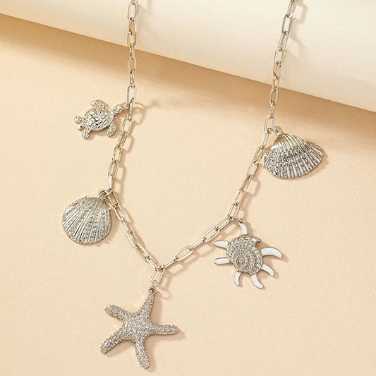Mariner’s Charm - Silver Necklace - Alies Bling Bar