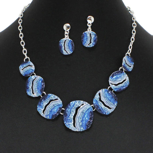 Ocean Tides - Blue Necklace