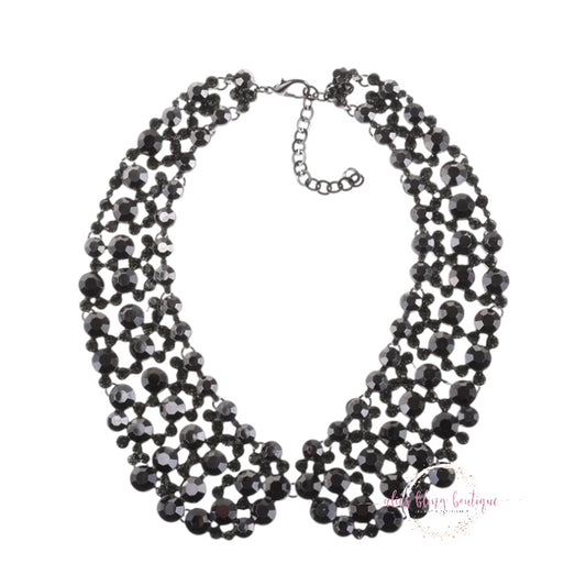 Dazzling Decadence - Black Necklace - Alies Bling Bar