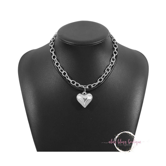Love Links - Silver Necklace - Wow Wed - Alies Bling Bar
