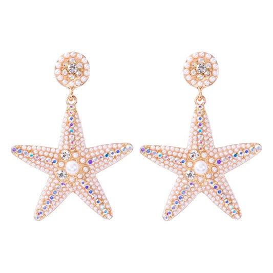Seaborn Whisper - Iridescent Drop Earrings - Alies Bling Bar