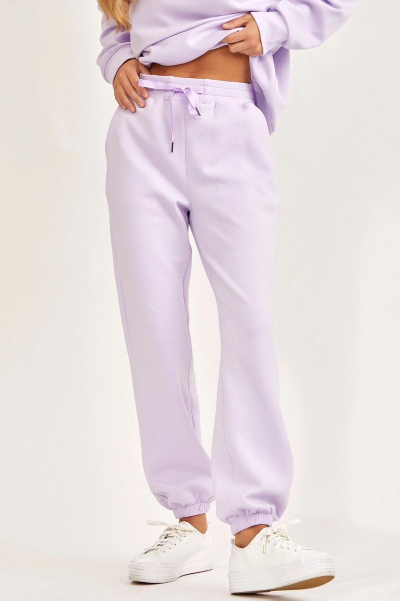 ❤️Dear Scarlett ❤️ Reg/Plus Go Girl - Lavender Travel Set Half Zip Top & Pants - Alies Bling Bar