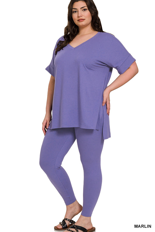 Keep It Casual- Marlin 2 Piece Loungewear Set - Alies Bling Bar