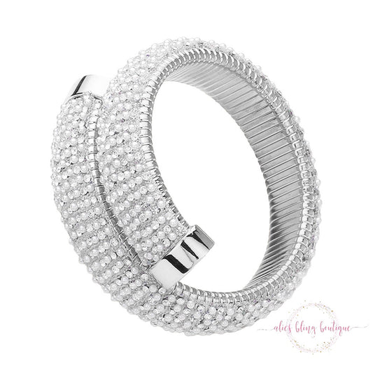 See Me Now - Pearl Coil Bracelet - Alies Bling Bar
