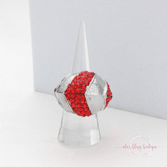 Rapture Rhinestone - Red Ring - Wow Wed - Alies Bling Bar